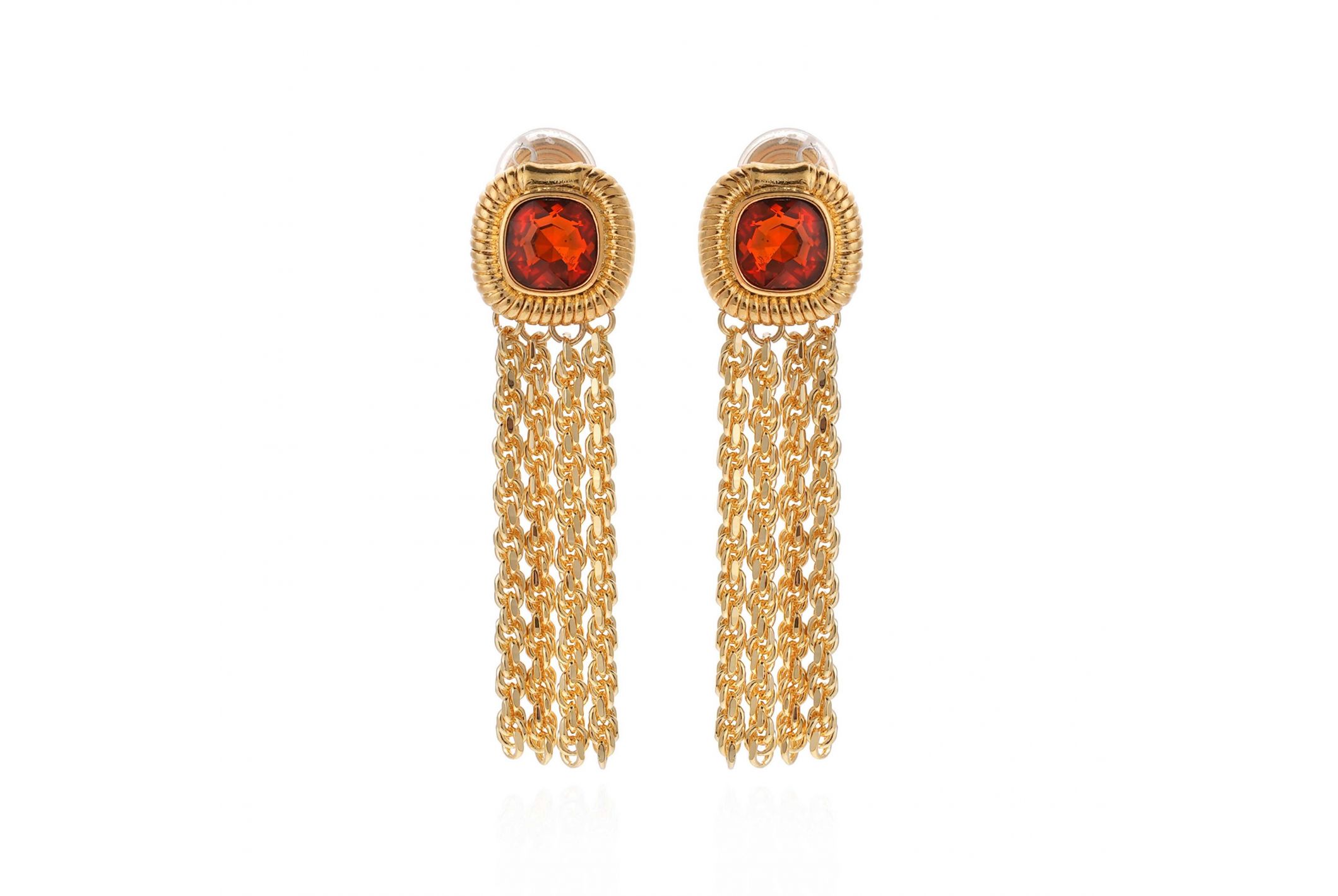 Boucles d'oreilles Pusha Ambre