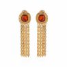 Boucles d'oreilles Pusha Ambre