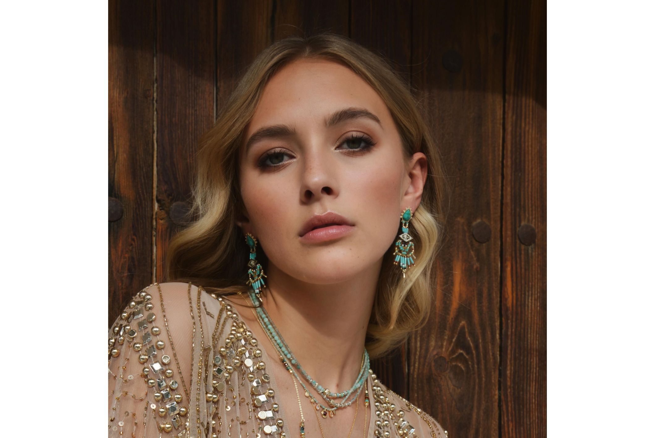 Boucles d'oreilles Halba Turquoise