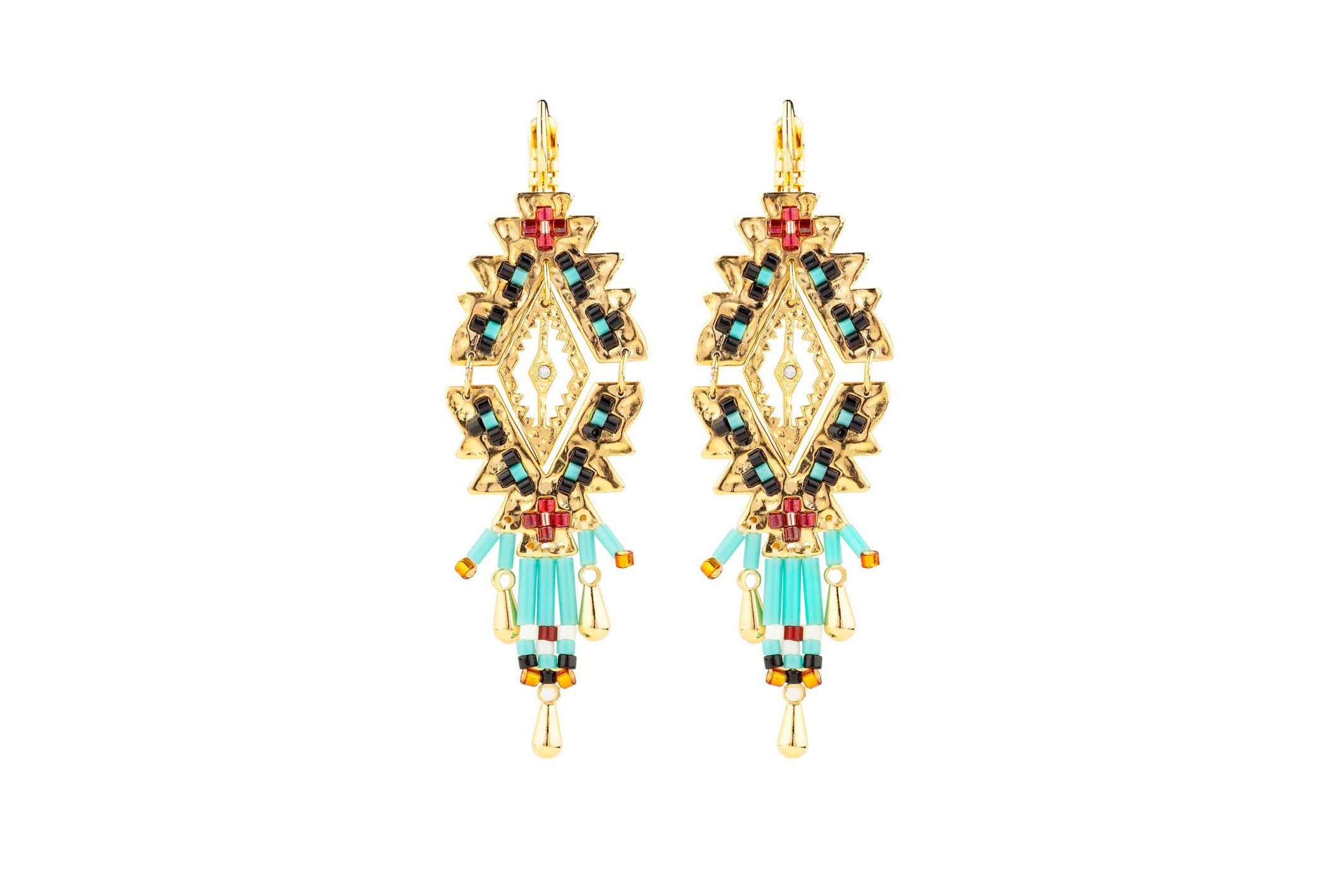 Boucles d'oreilles Kora Turquoise