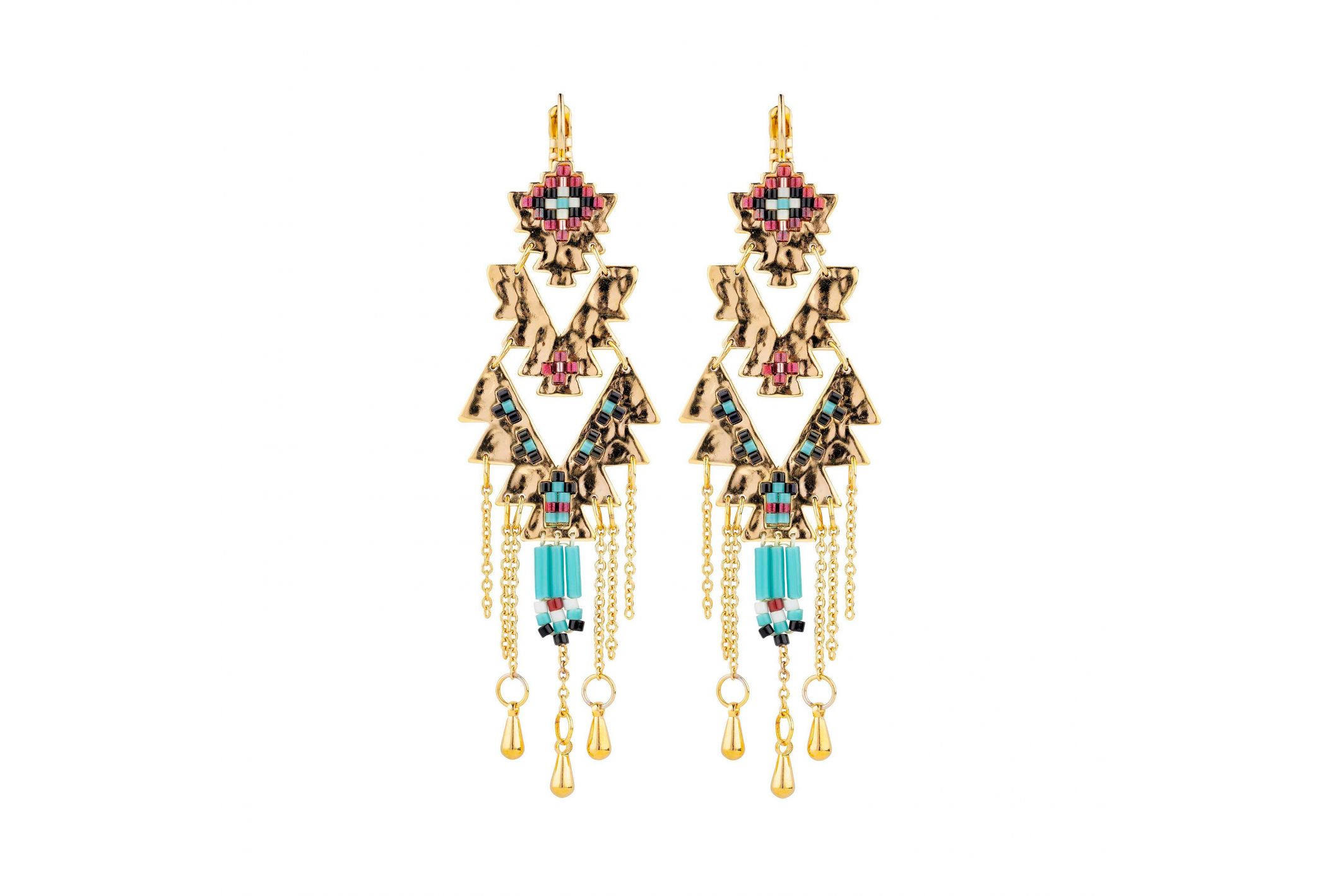 Boucles d'oreilles Nunes Turquoise