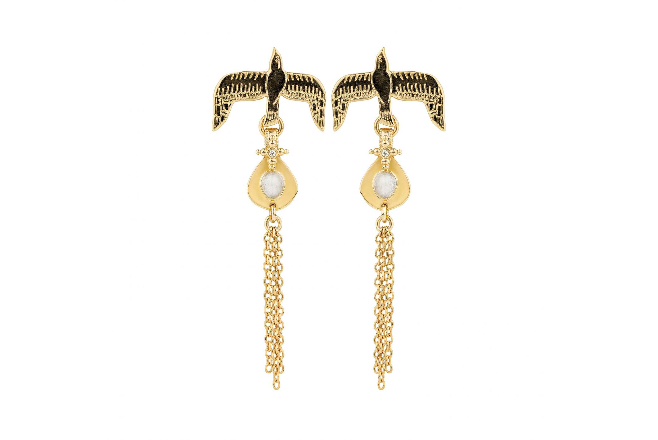 Hipanema Boucles d'oreilles Palua Blanc