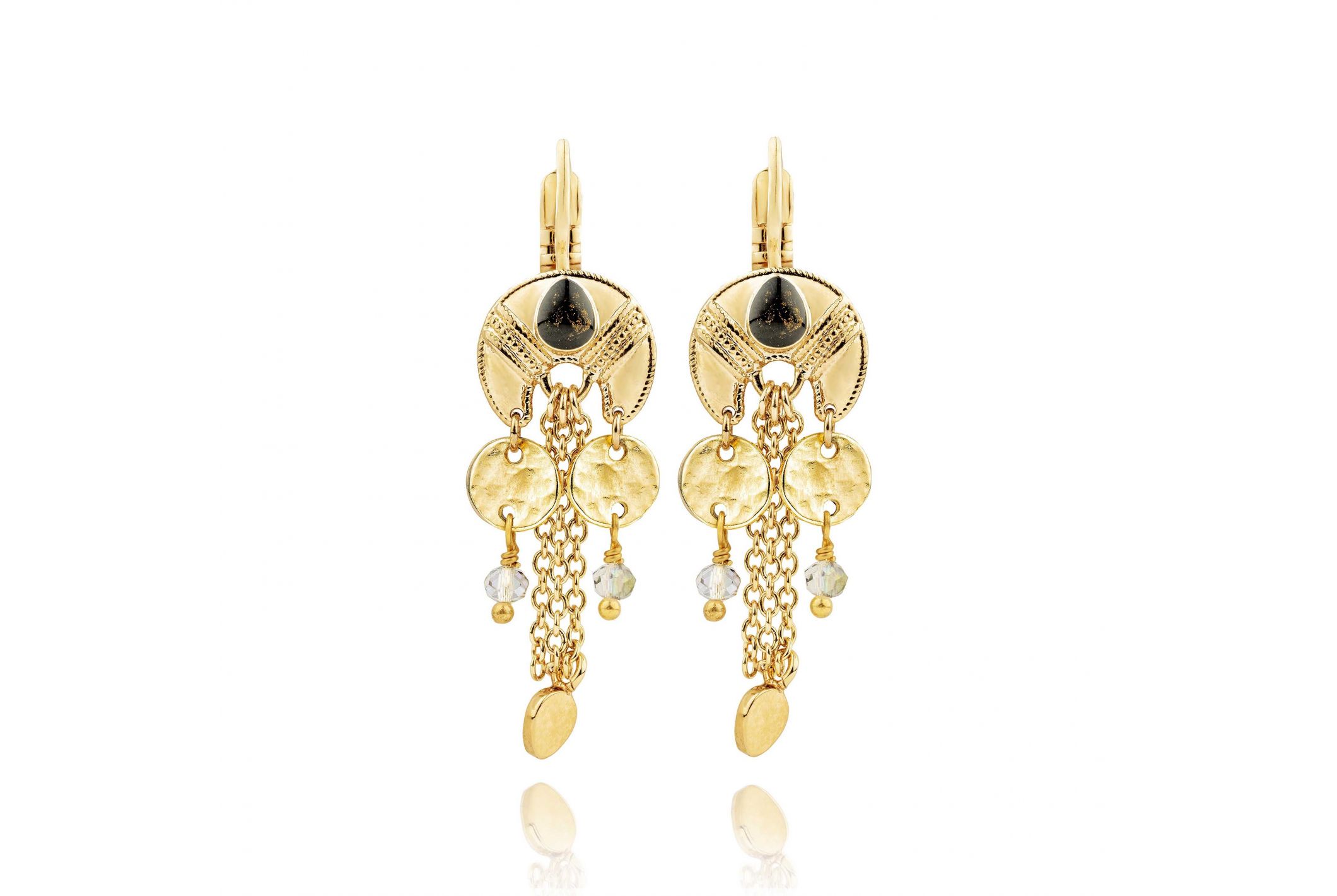 Hipanema Boucles d'oreilles Karala Noir