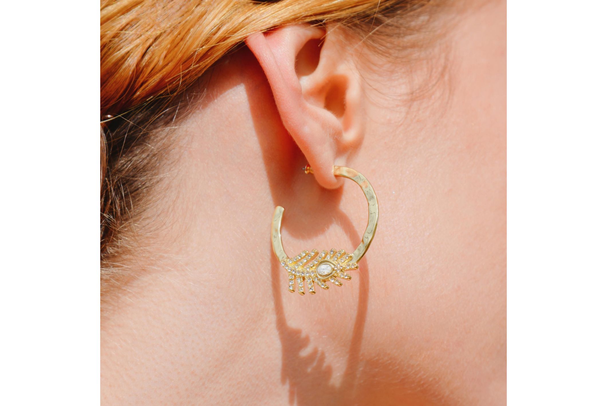Hipanema Boucles d'oreilles Carmelle Blanc