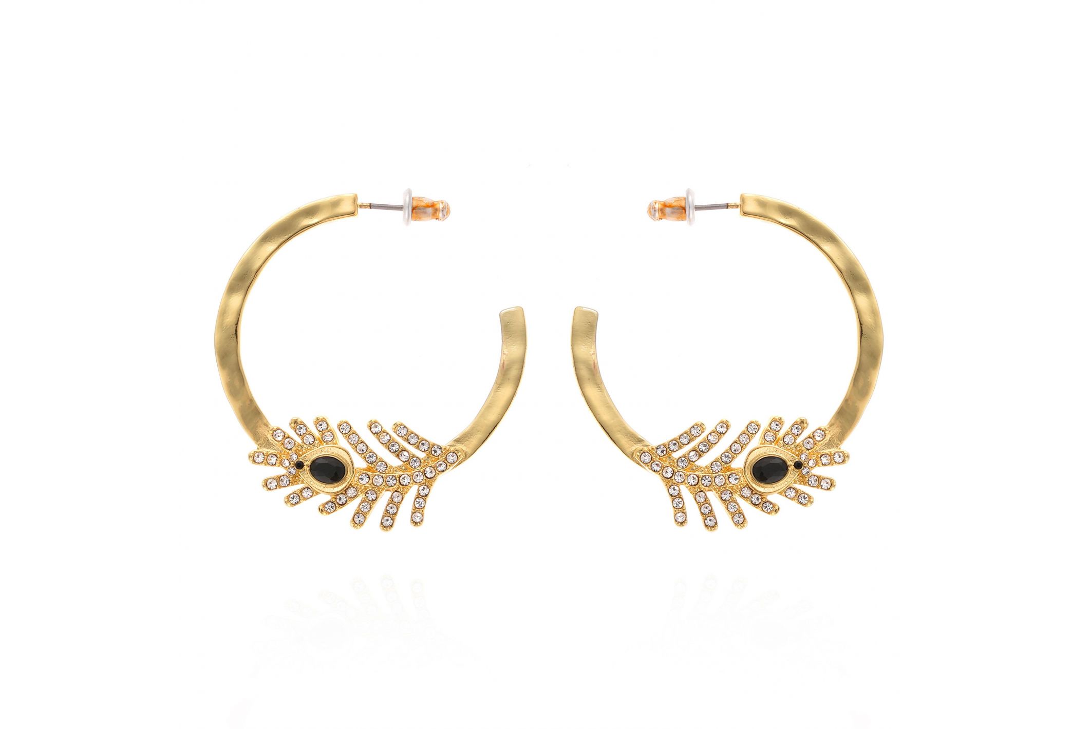 Boucles d'oreilles Carmelle Noir
