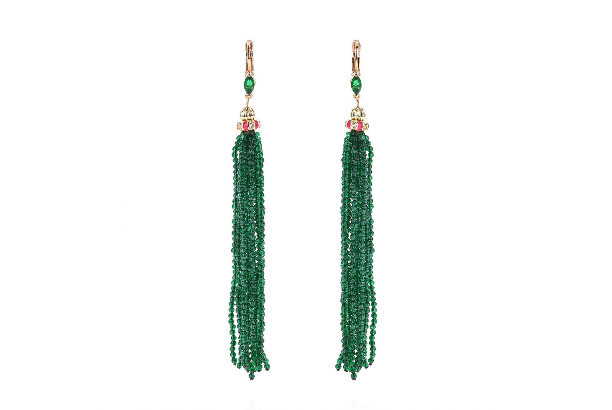 Hipanema Boucles d'oreilles Kerry Emeraude