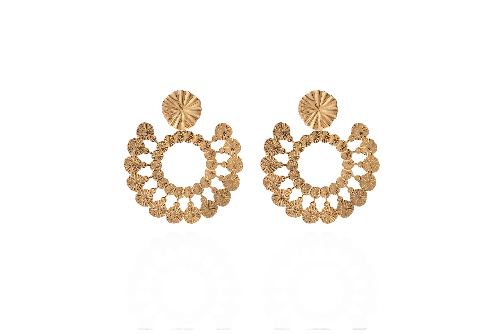 Boucles d'oreilles Fadia Doré