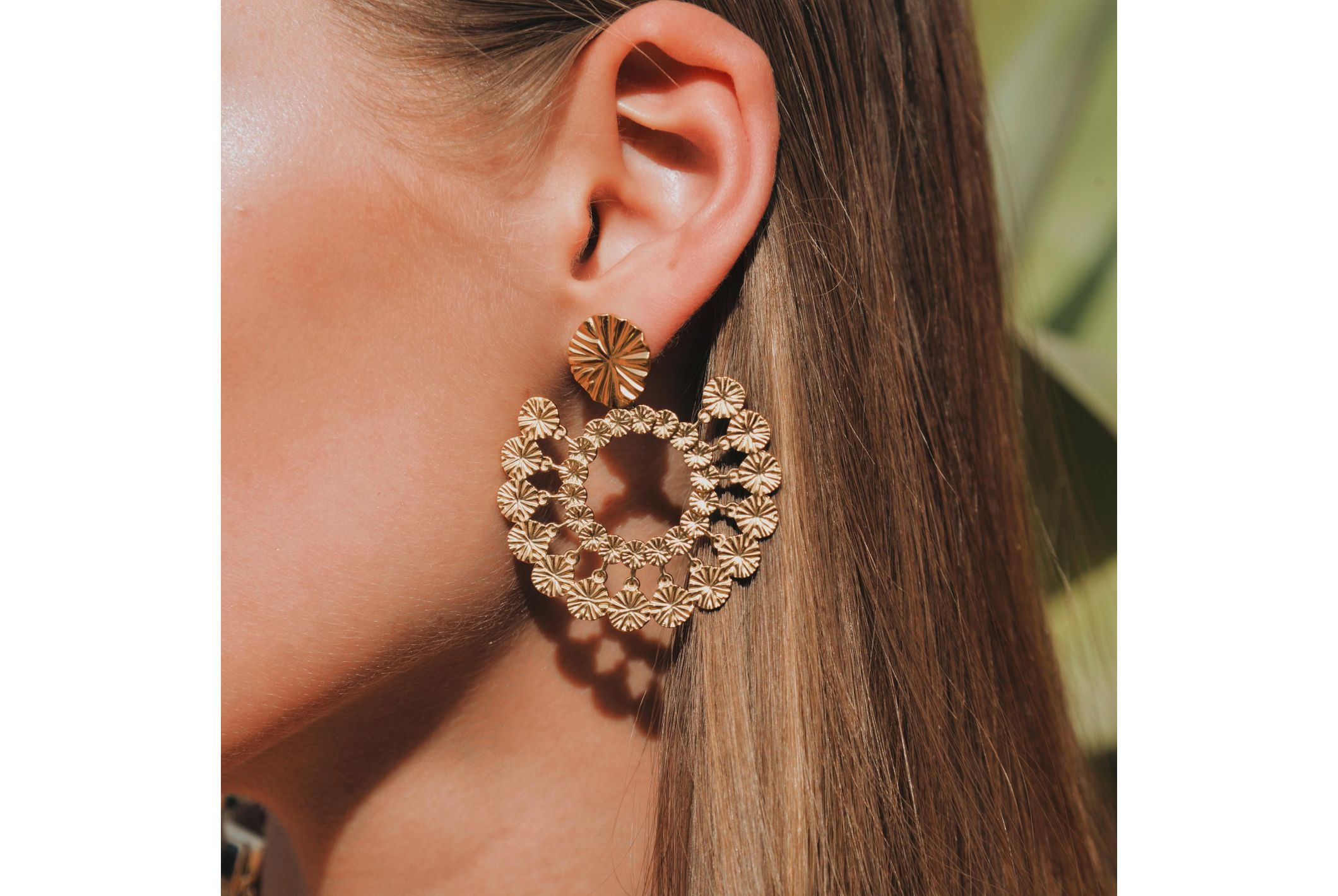 Boucles d'oreilles Fadia Doré