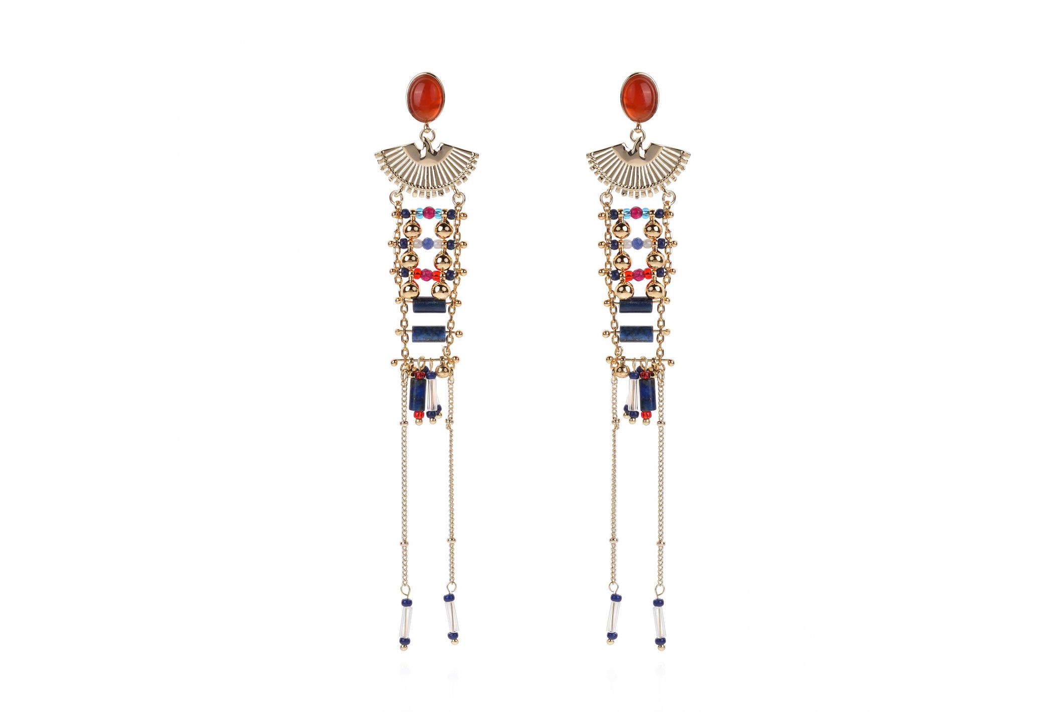 Hipanema Boucles d'oreilles Kaja Indigo