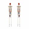 Boucles d'oreilles Kaja Indigo