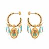 Boucles d'oreilles Valdo Turquoise
