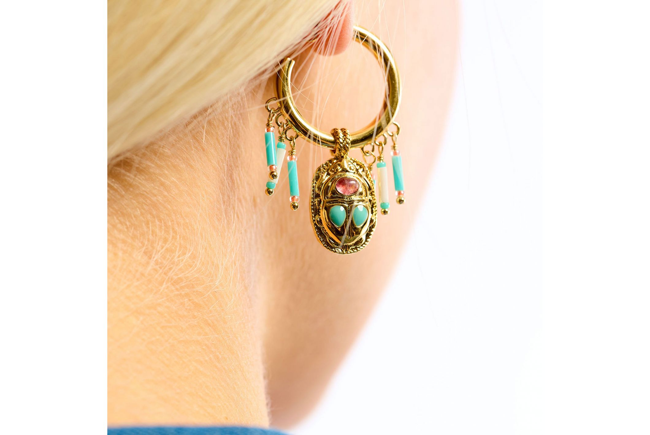 Hipanema Earrings Valdo Turquoise