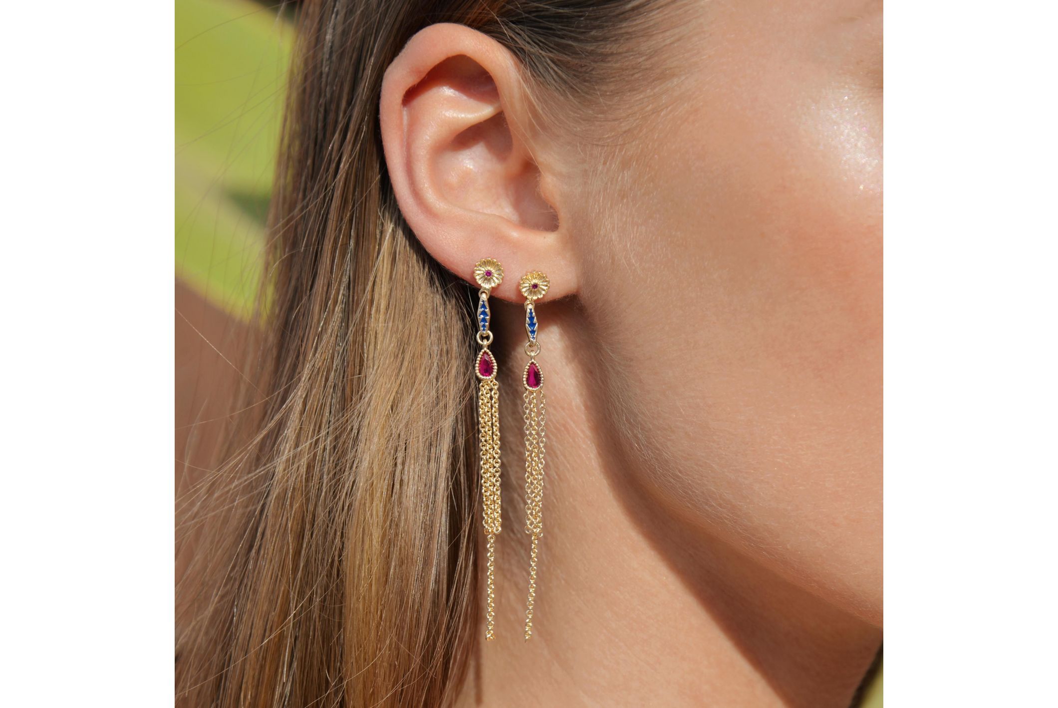 Hipanema Boucles d'oreilles Dorama Doré