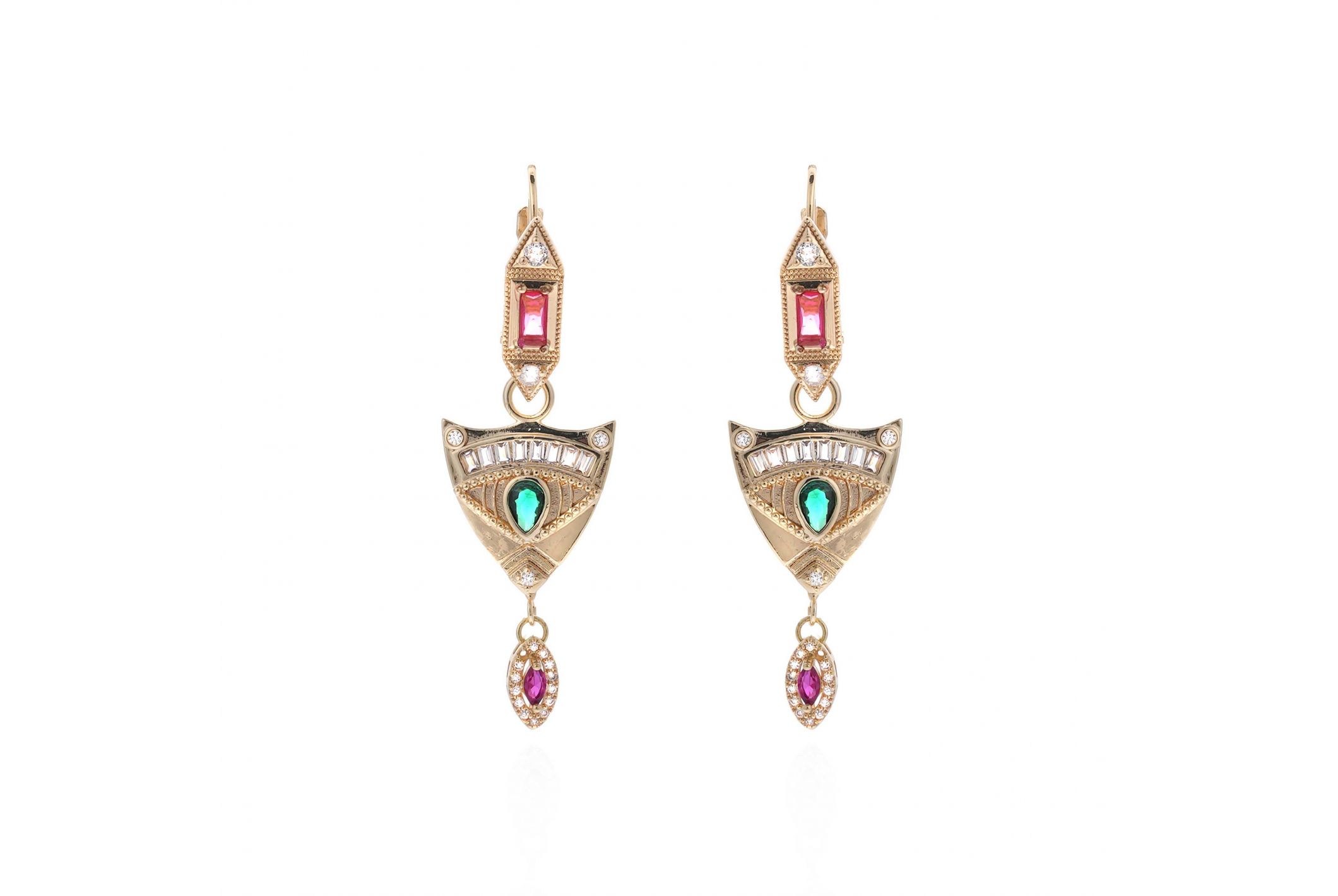 Hipanema Boucles d'oreilles Lyvie Vert