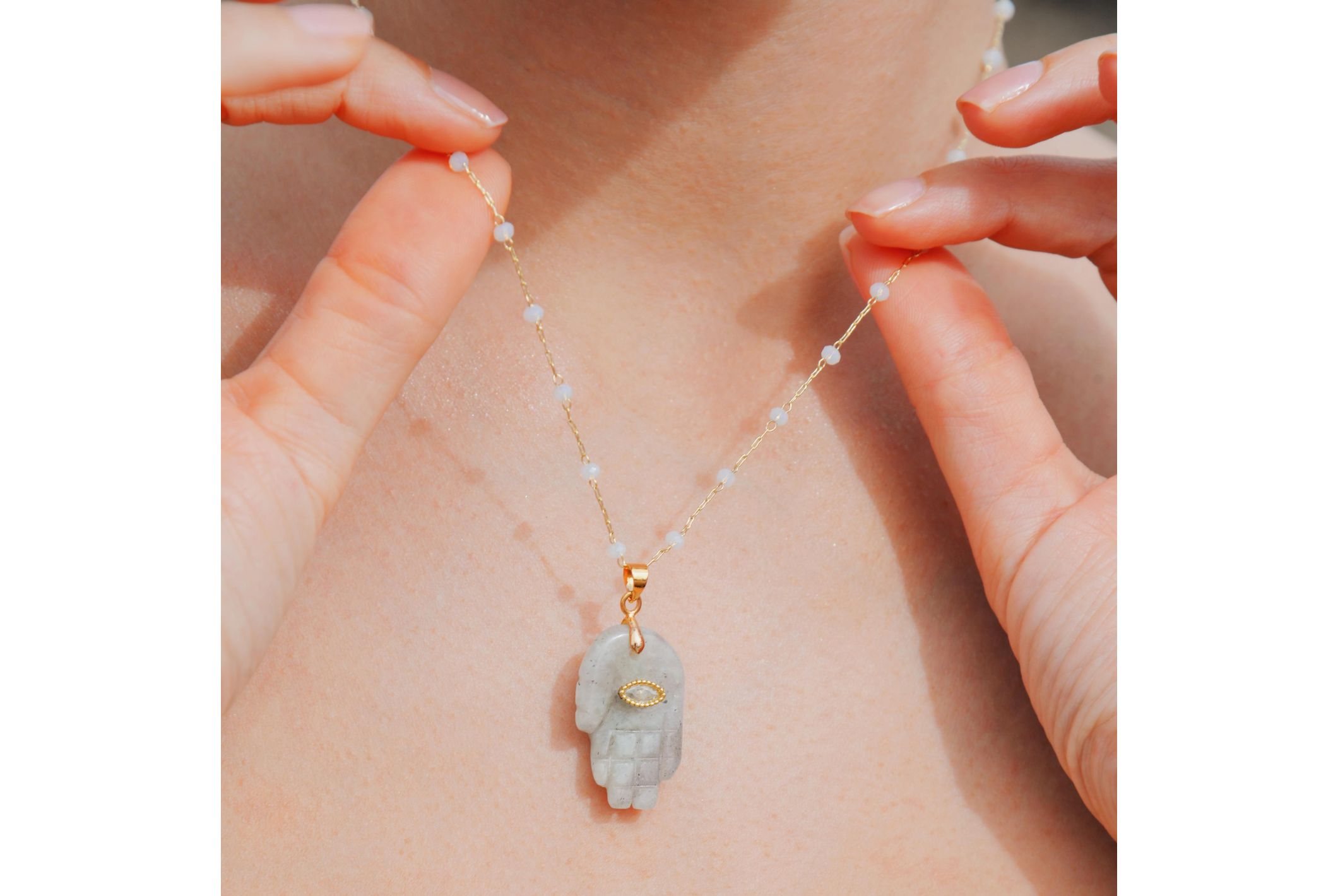 Collier Kika Blanc