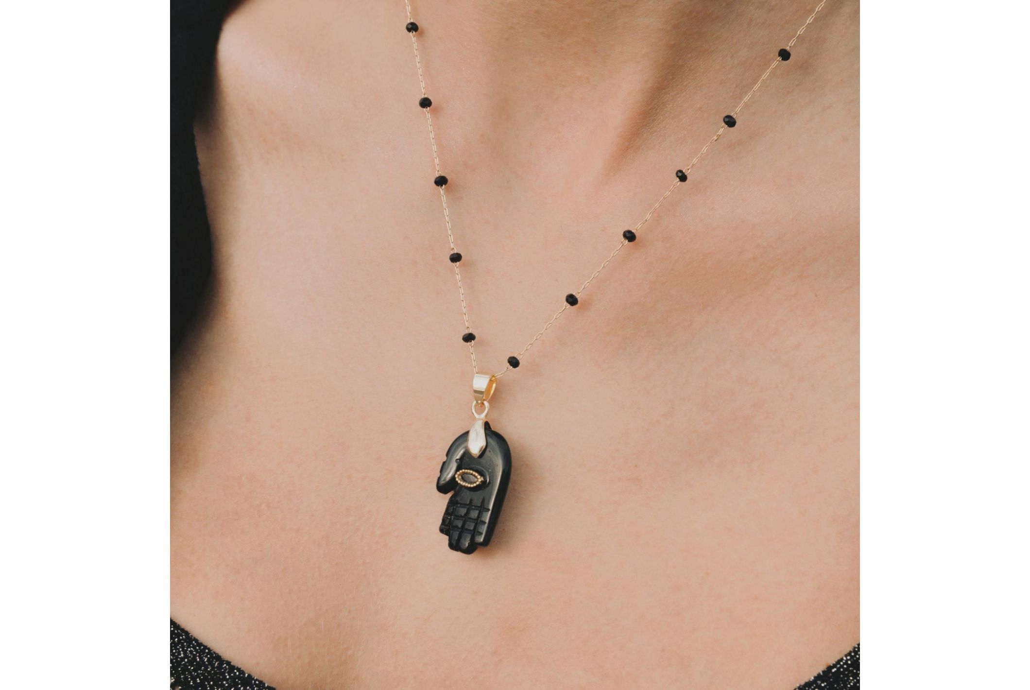 Collier Kika Noir