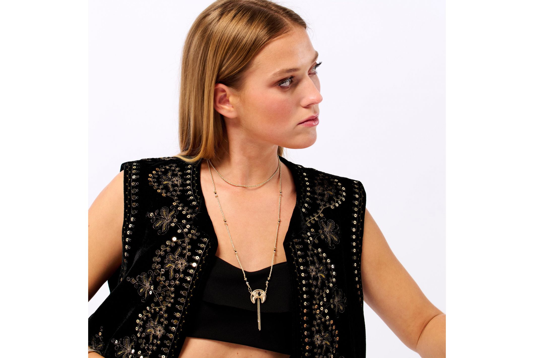 Hipanema Collier Veyla Noir