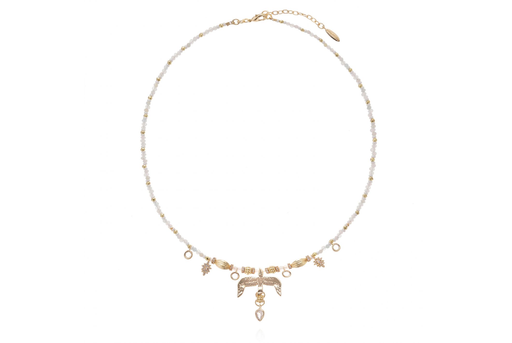 Hipanema Collier Gallica Blanc