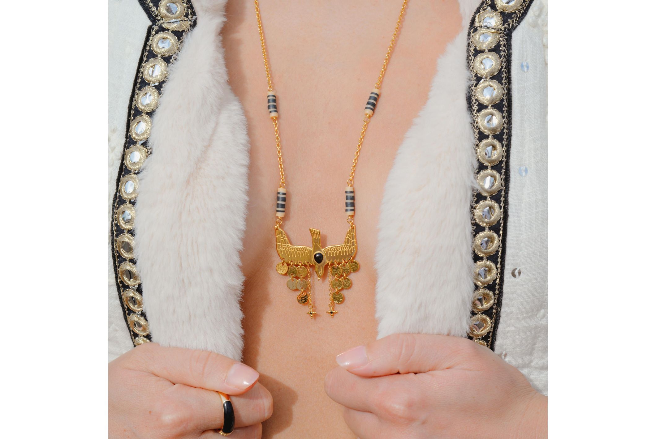 Collier Nipoa Noir