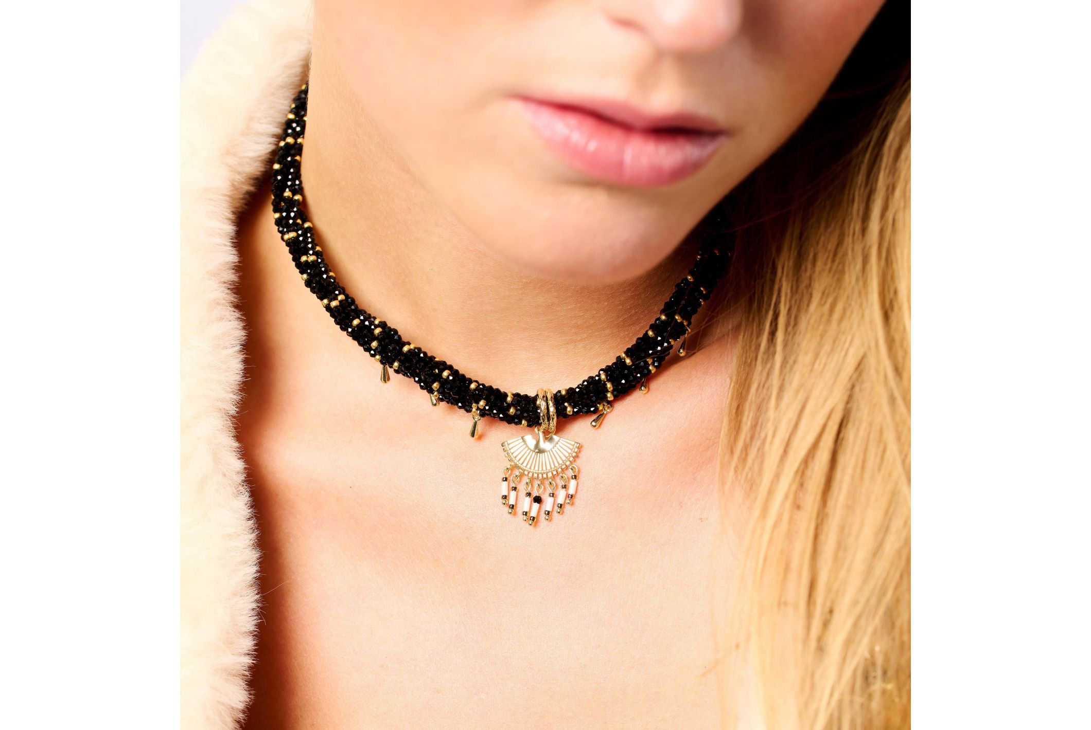 Hipanema Necklace Bilkis Black