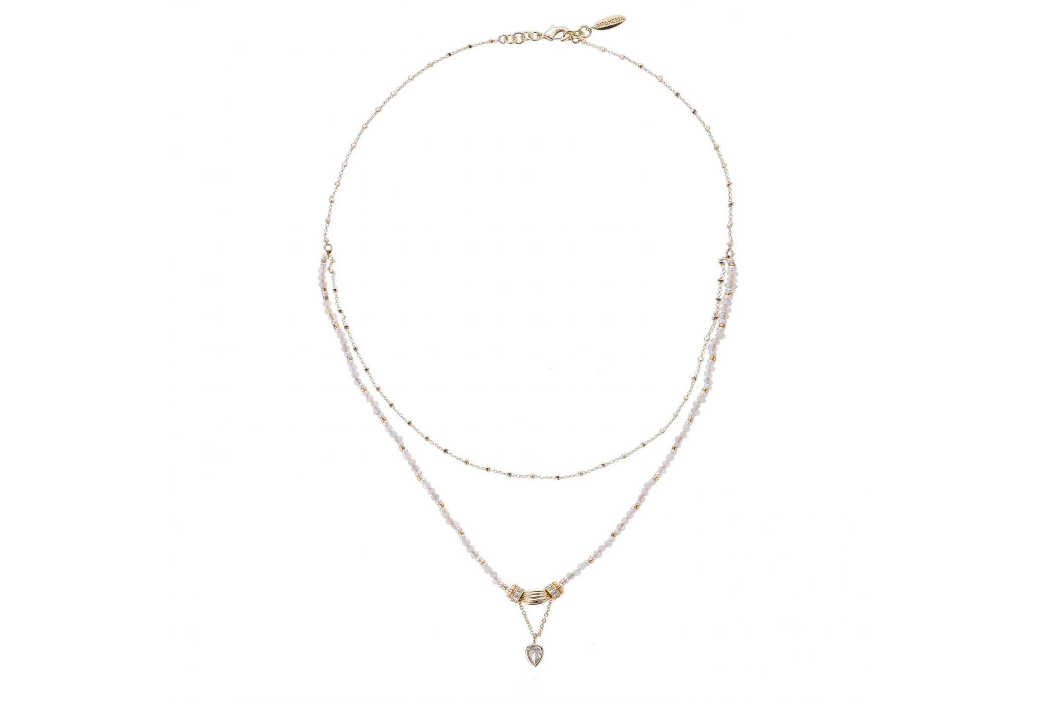 Hipanema Collier Talena Blanc