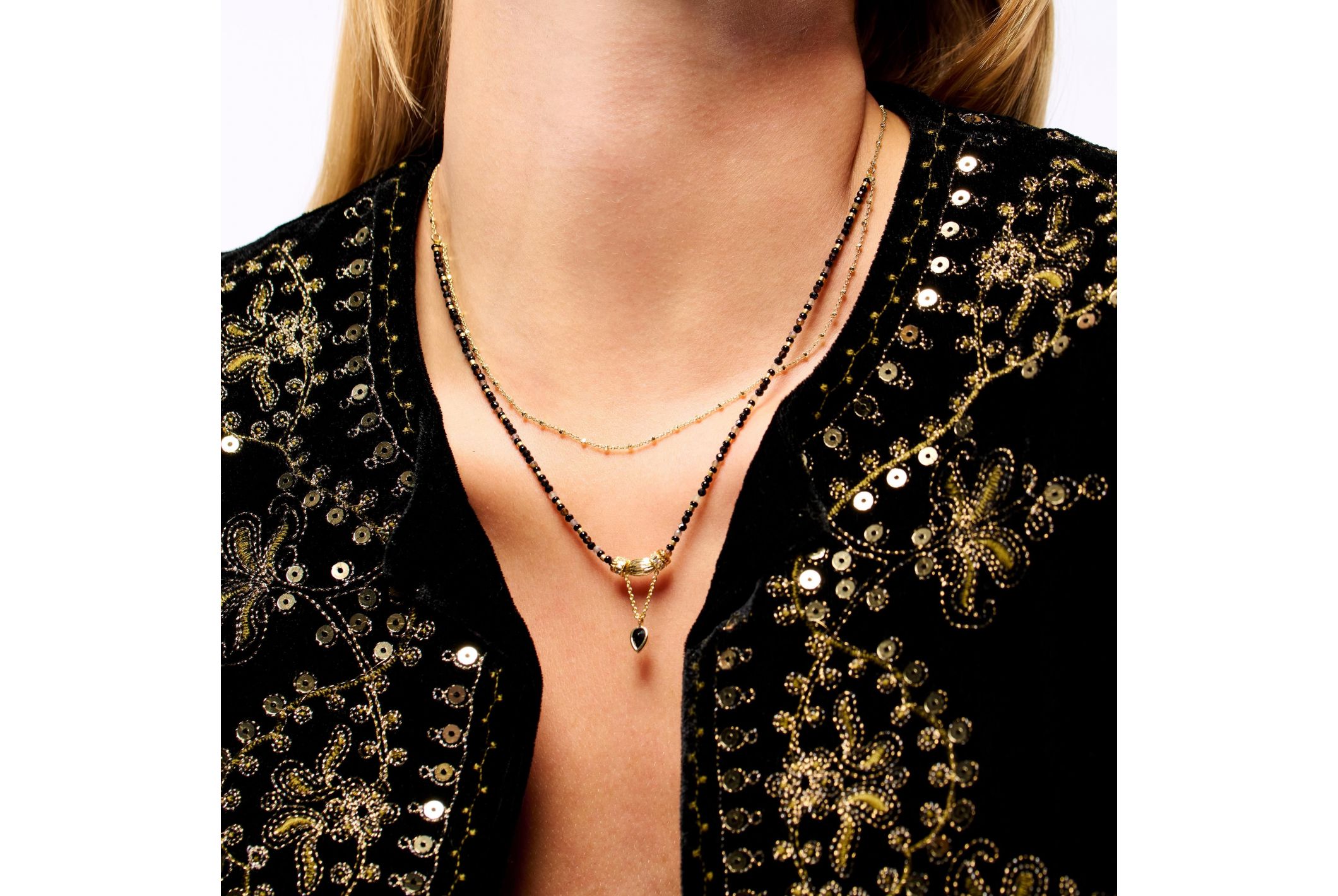 Hipanema Collier Talena Noir