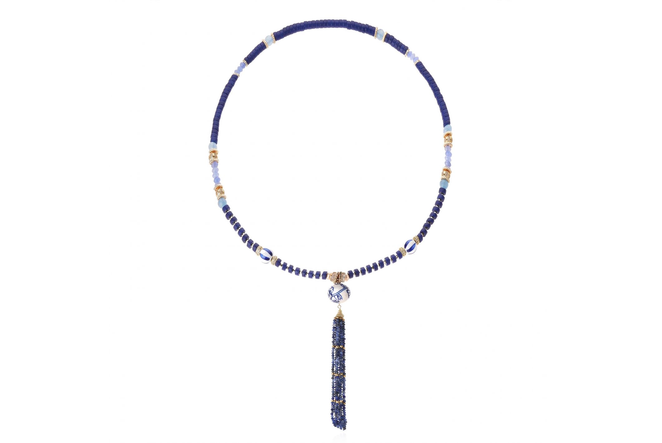 Hipanema Collier Akante Indigo