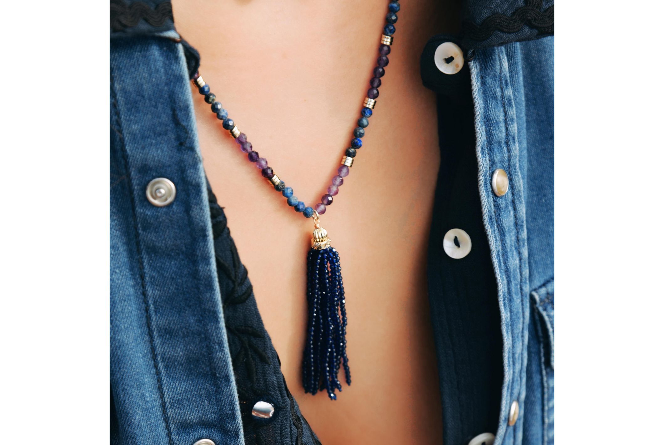 Hipanema Collier Issa Indigo