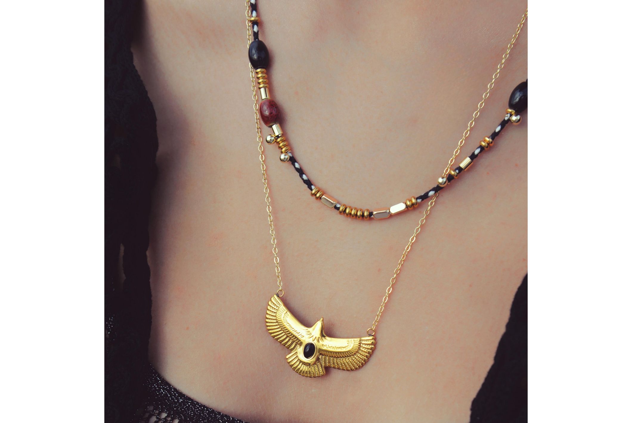 Hipanema Collier Timael Noir
