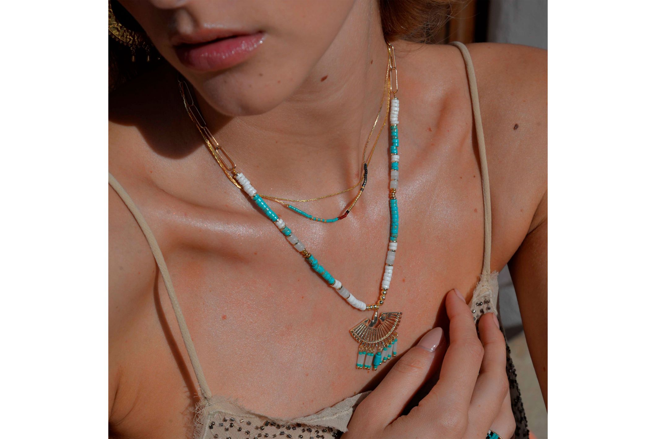 Collier Aloni Turquoise