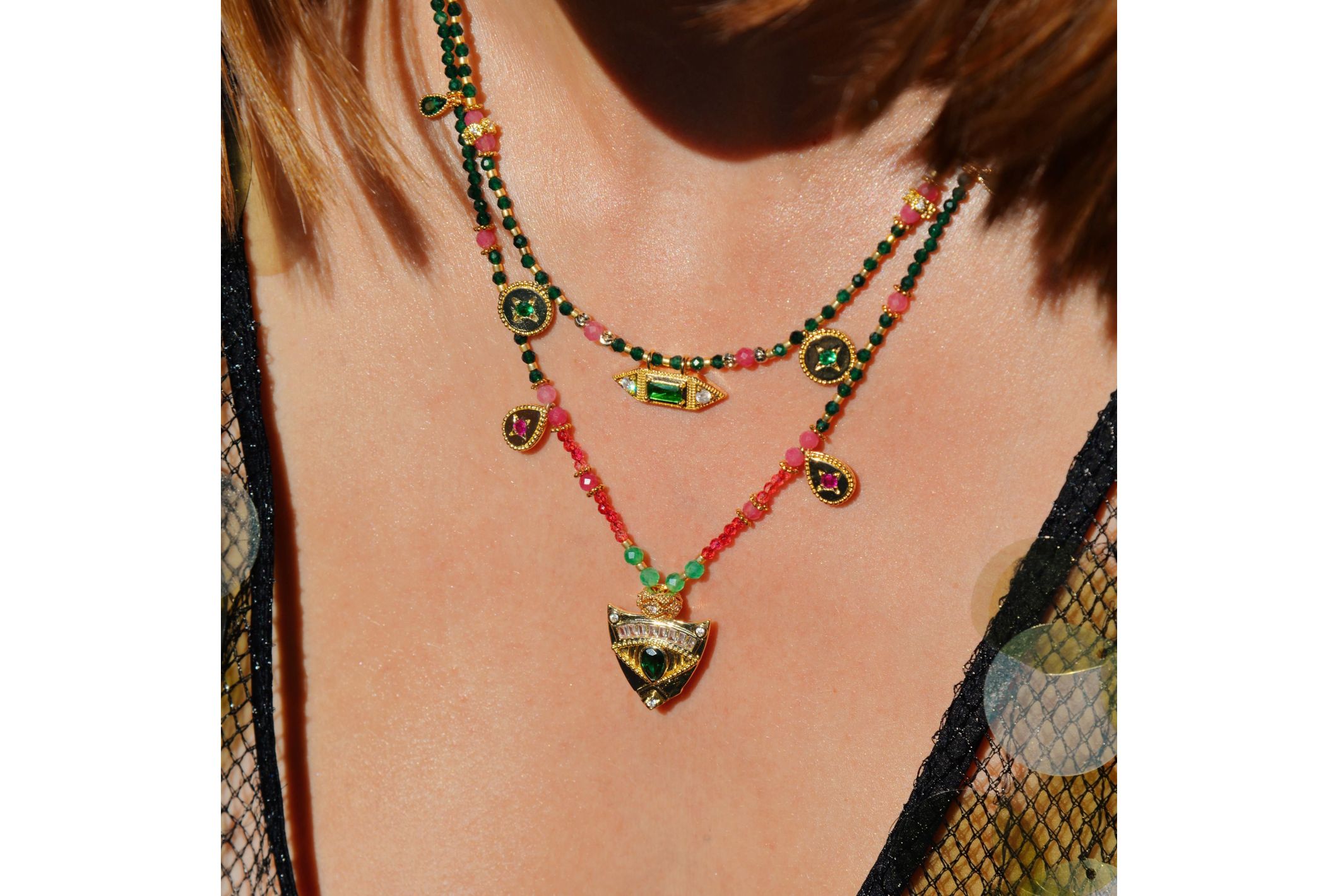 Collier Solitta Rose