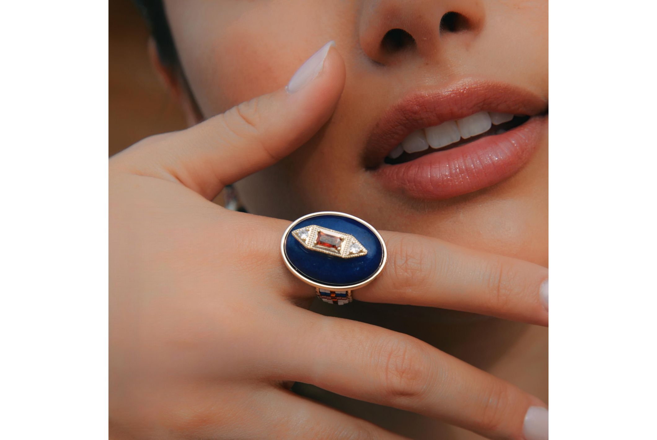 Bague Teonie Indigo