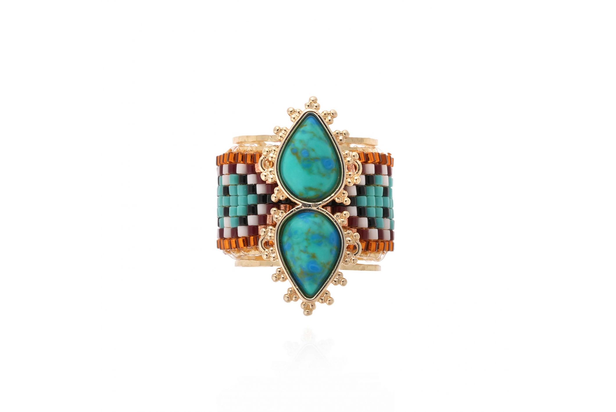 Hipanema Bague Viva Turquoise