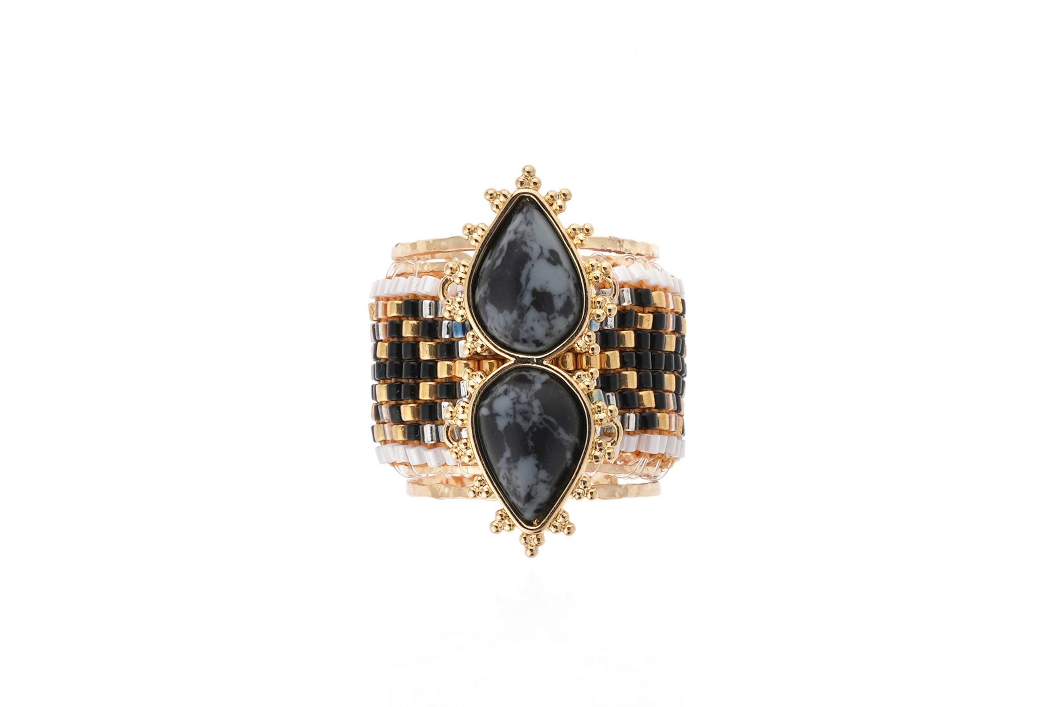 Hipanema Bague Viva Noir