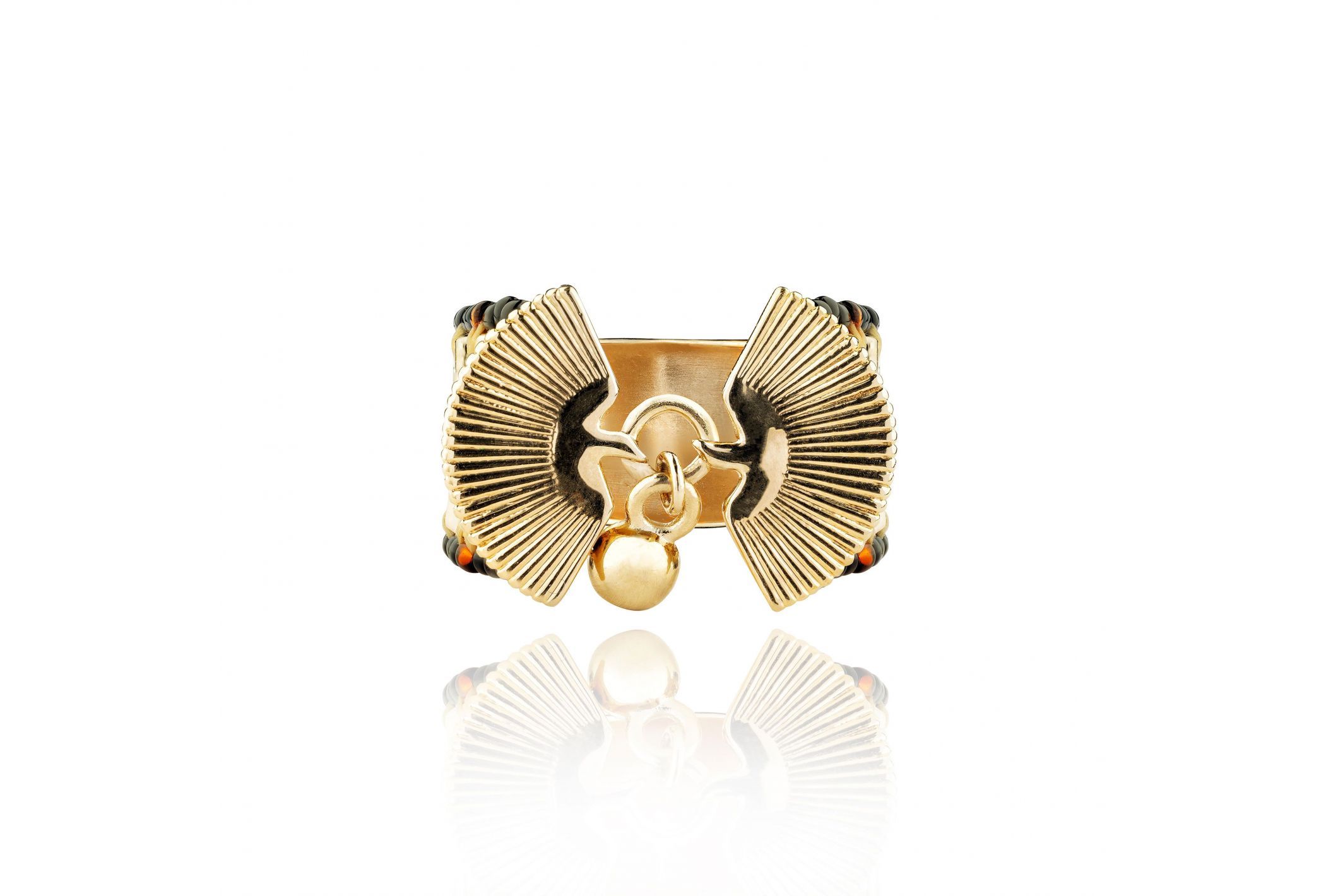 Hipanema Bague Feroy Doré