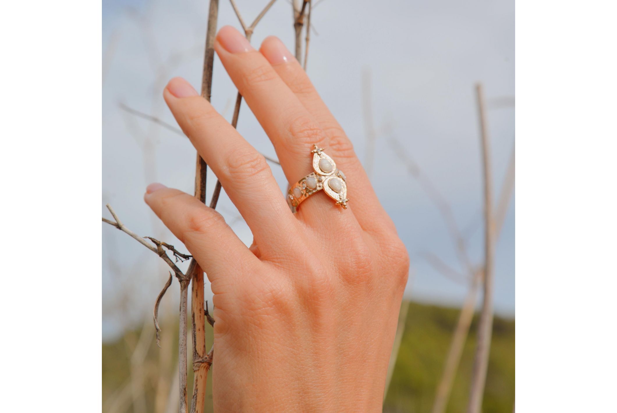Hipanema Bague Vadja Blanc