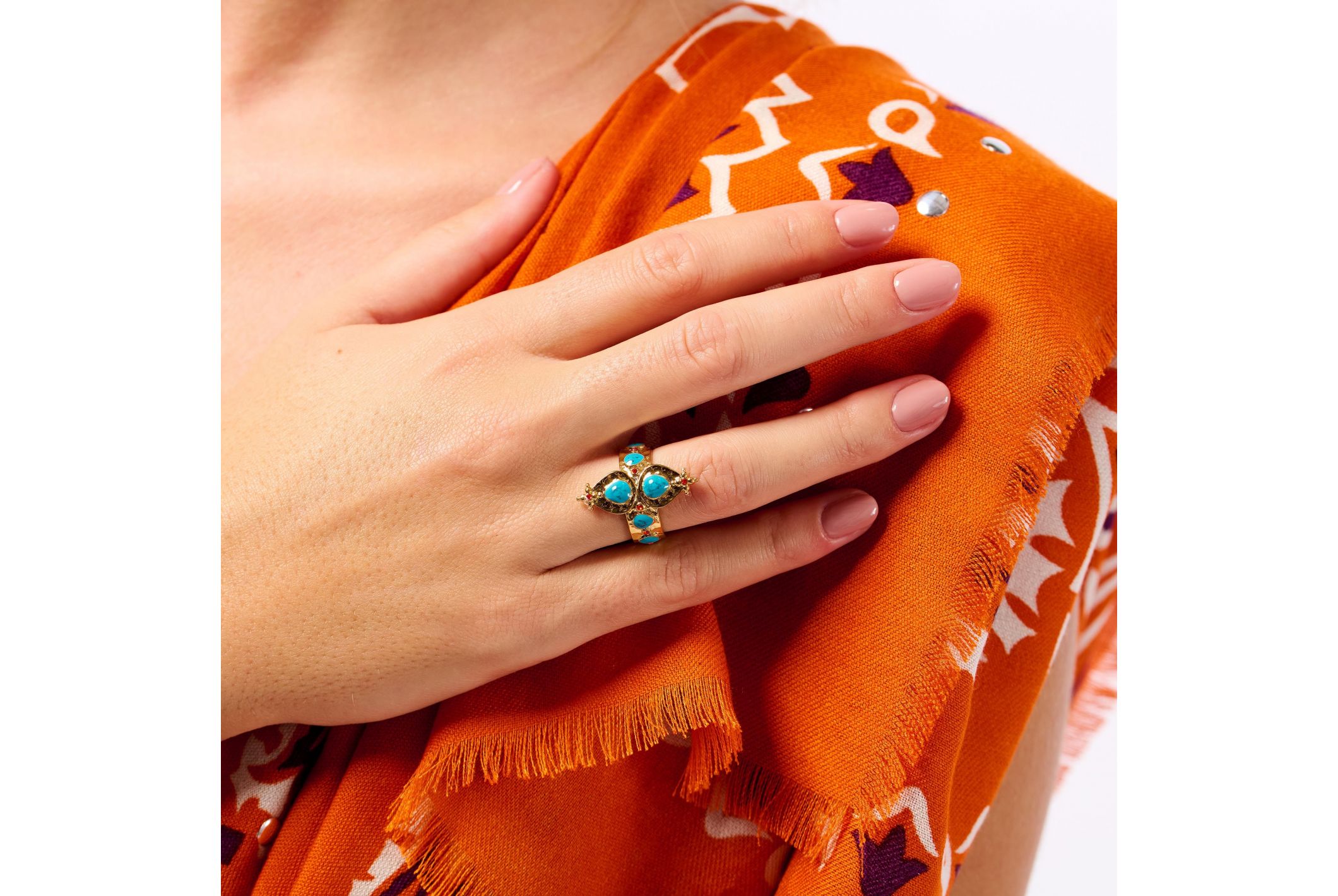 Hipanema Bague Vadja Turquoise