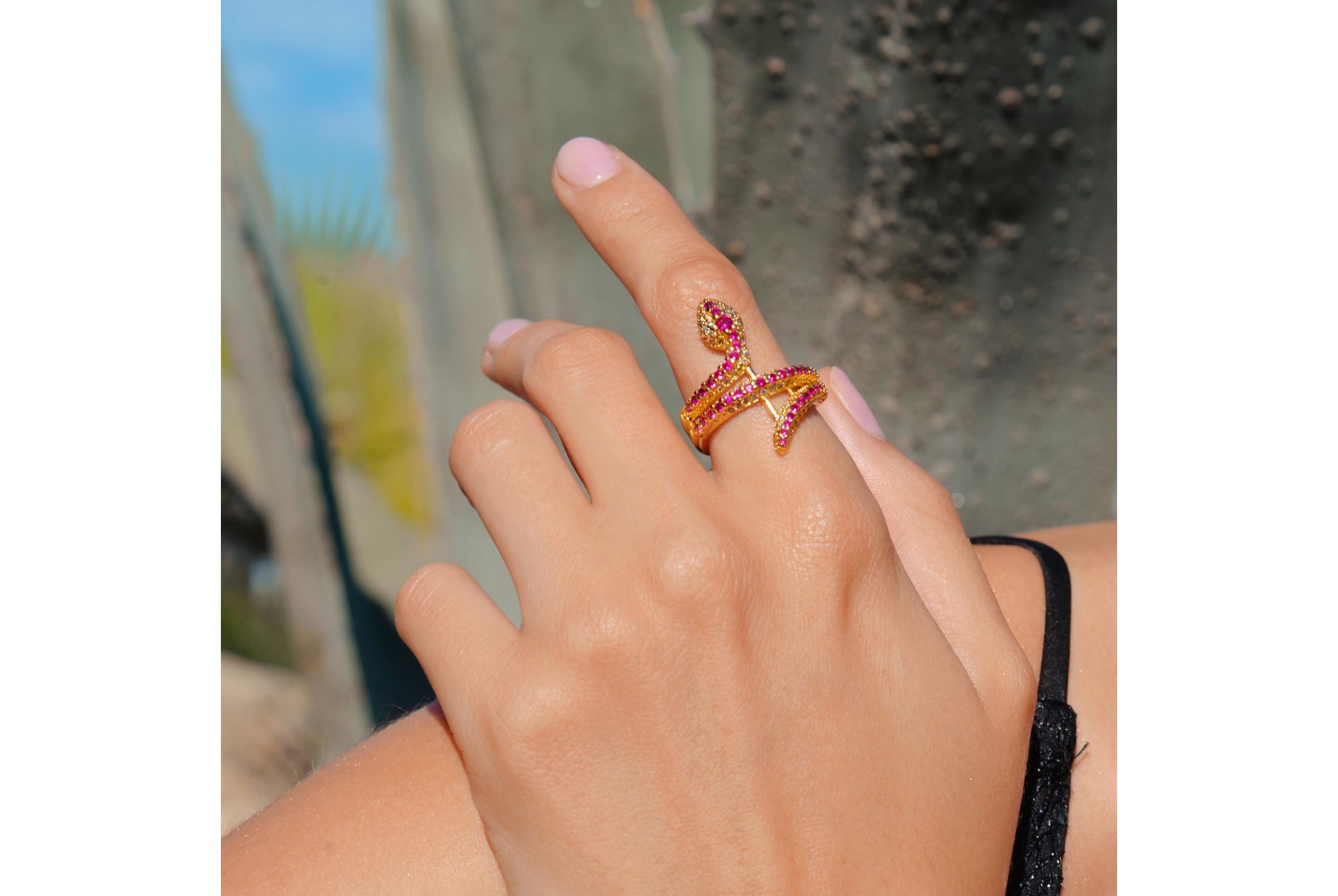 Hipanema Bague Chona Fuschia