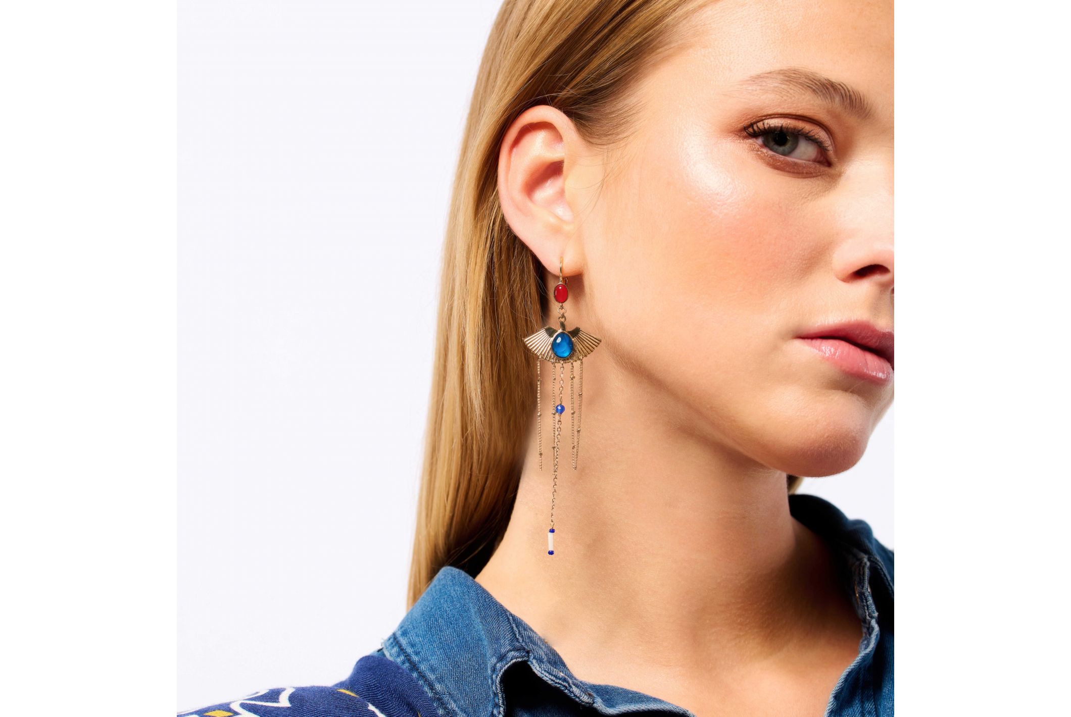 Boucles d'oreilles Nativ Indigo