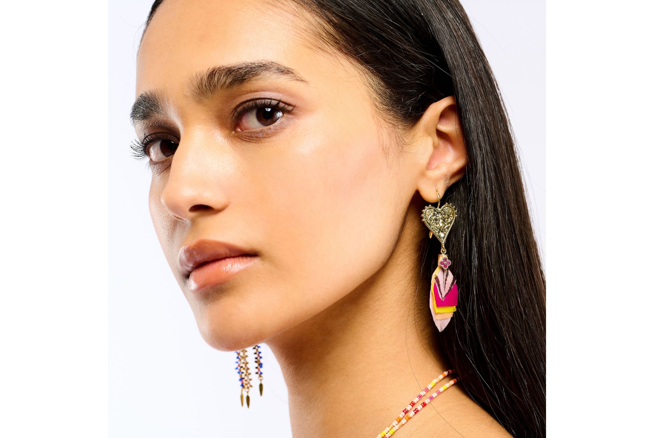 Hipanema Boucles d'oreilles Pamila Rose