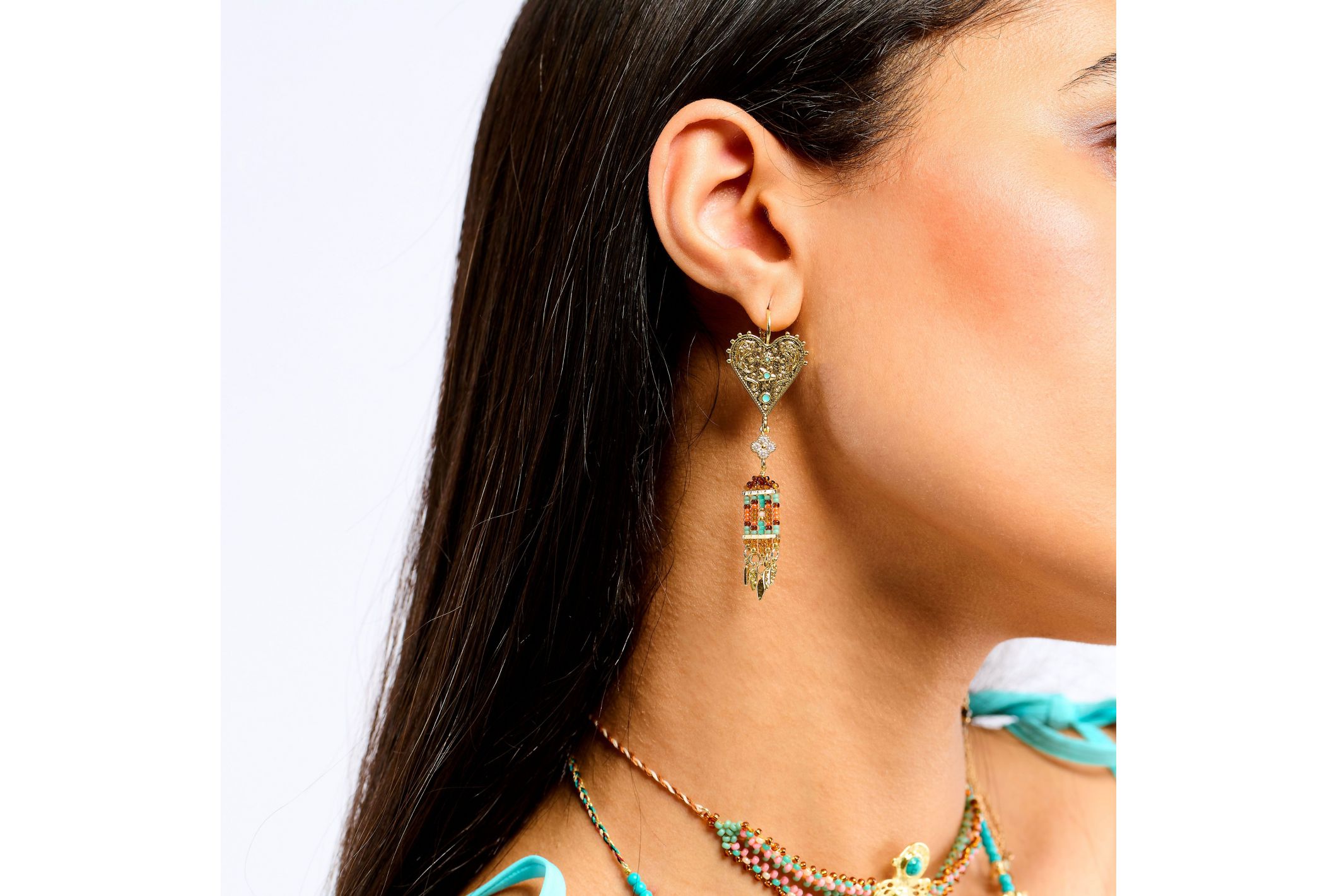 Boucles d'oreilles Vittora Rose