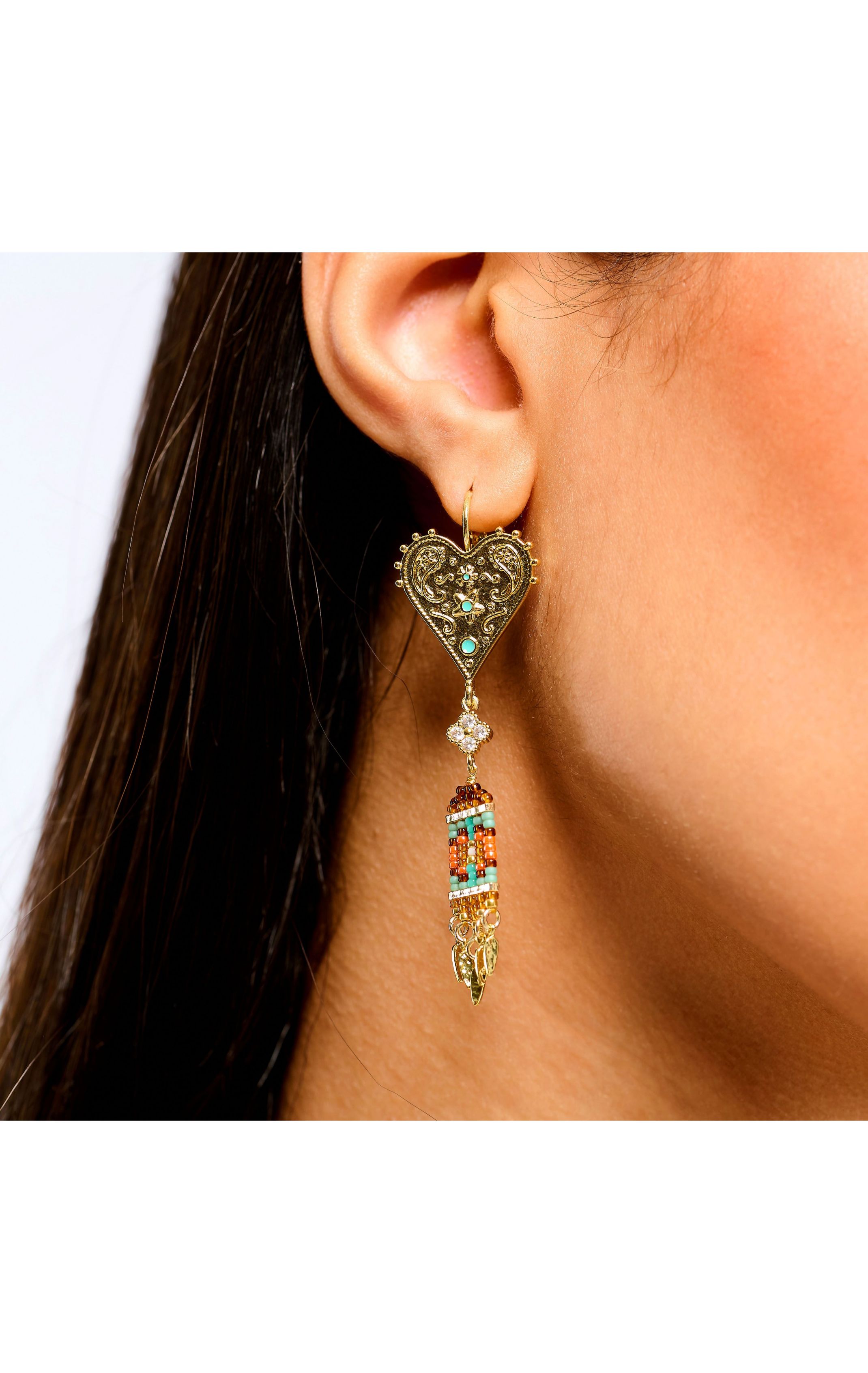 Boucles d'oreilles Vittora Rose