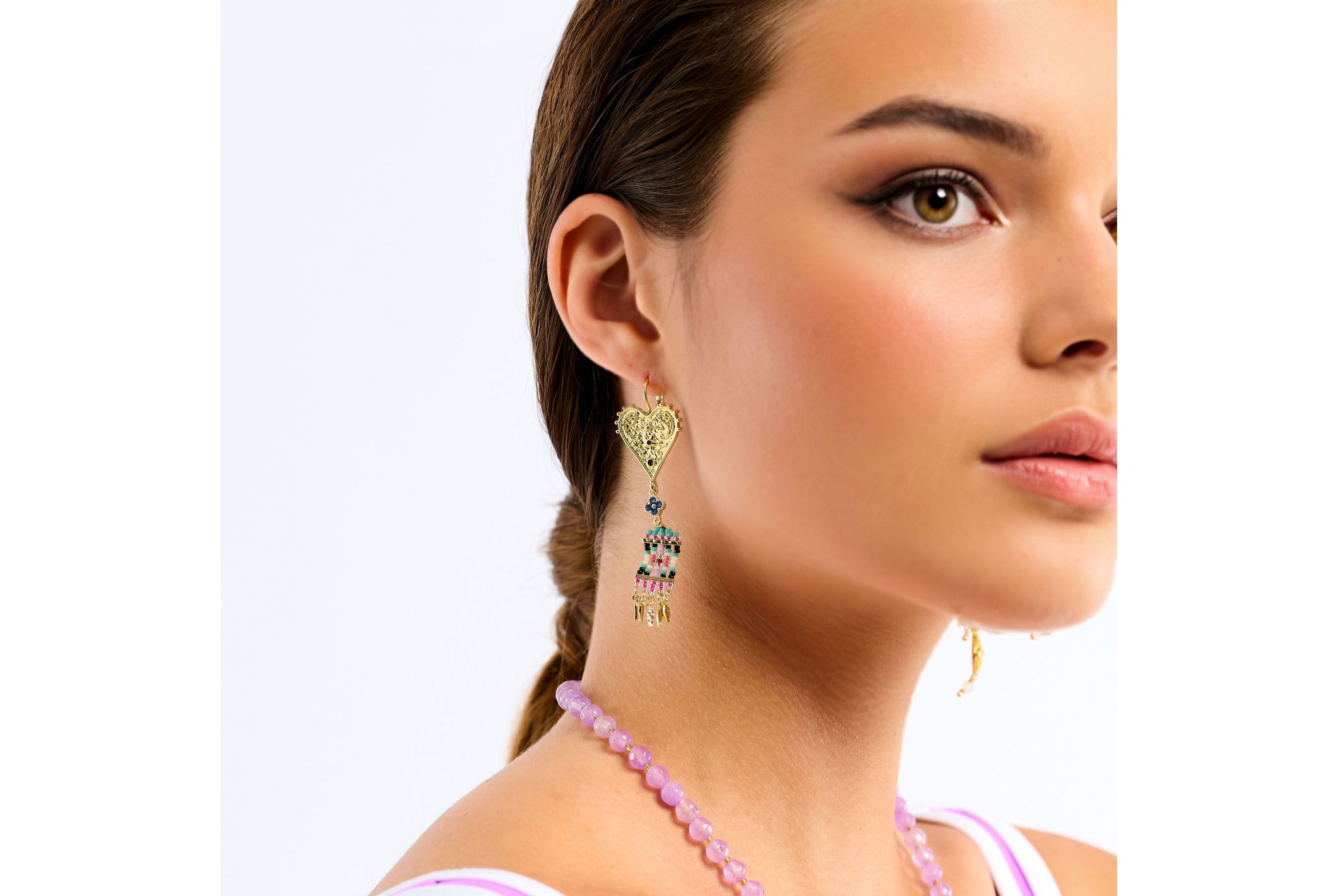 Hipanema Boucles d'oreilles Vittora Turquoise