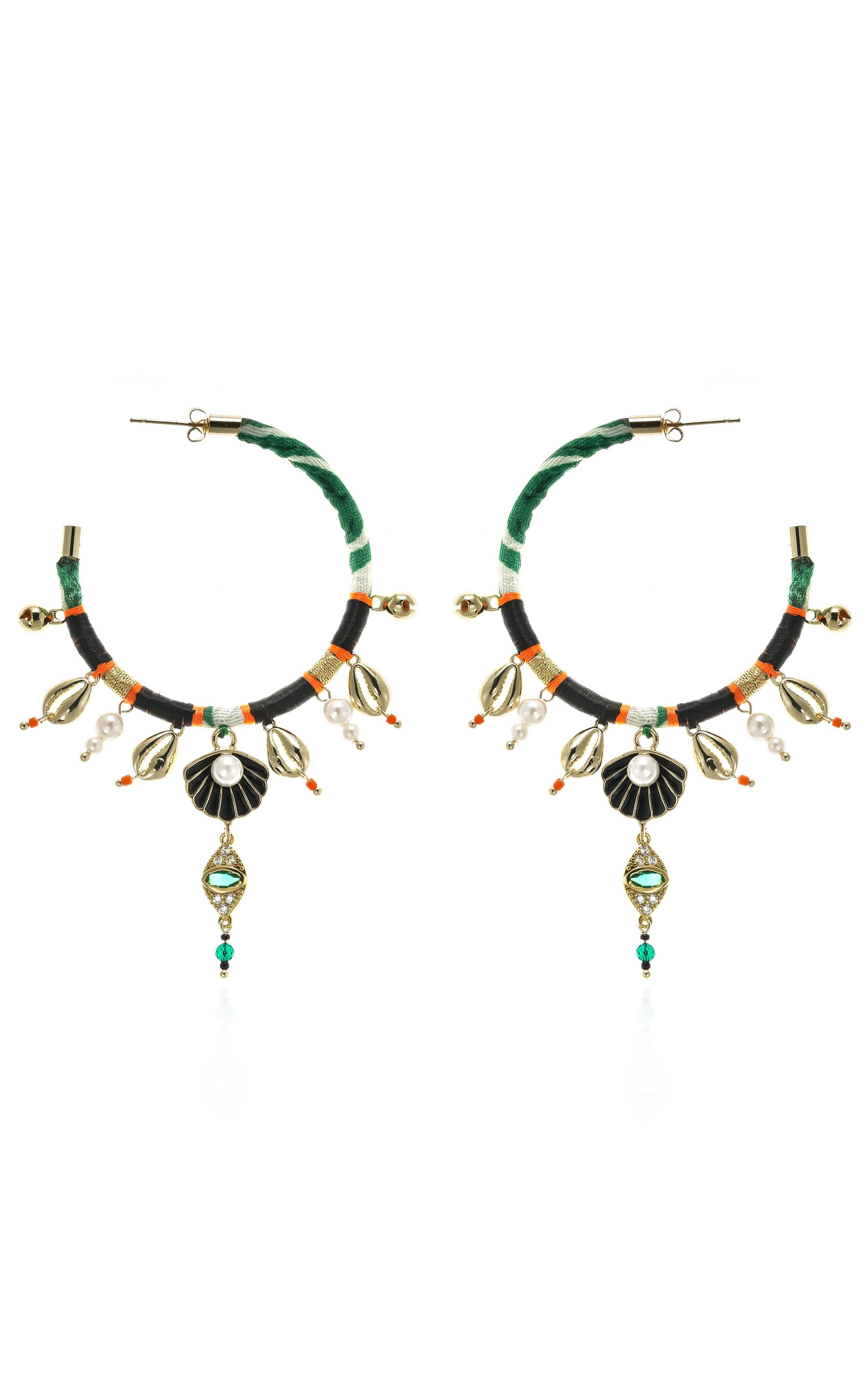 Boucles d'oreilles Payott Emeraude