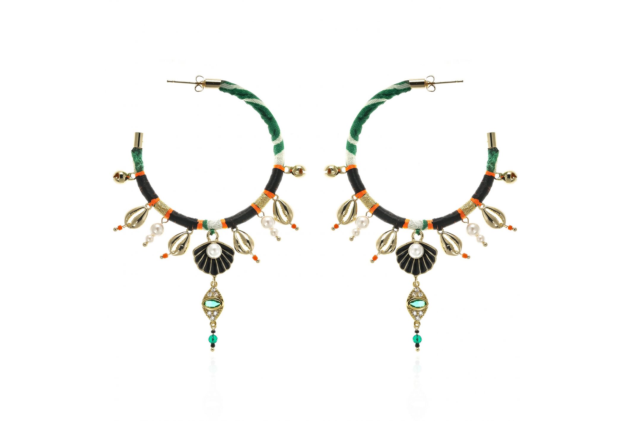 Boucles d'oreilles Payott Emeraude