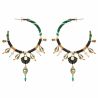 Boucles d'oreilles Payott Emeraude