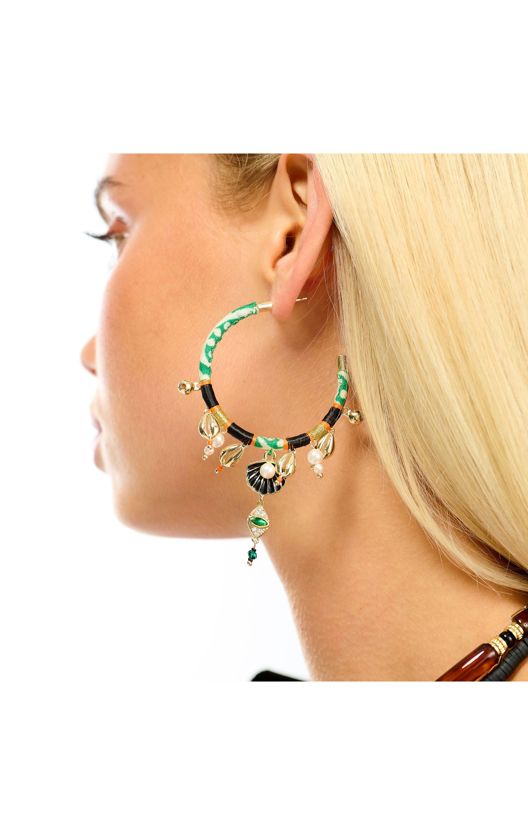 Boucles d'oreilles Payott Emeraude