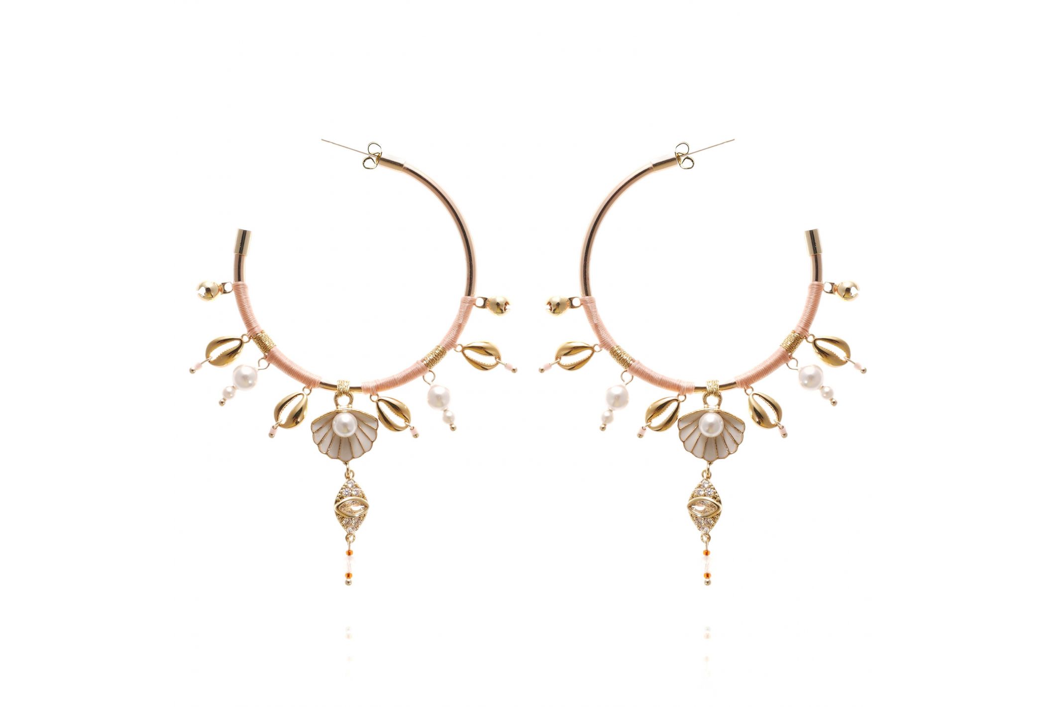 Boucles d'oreilles Payott Blanc