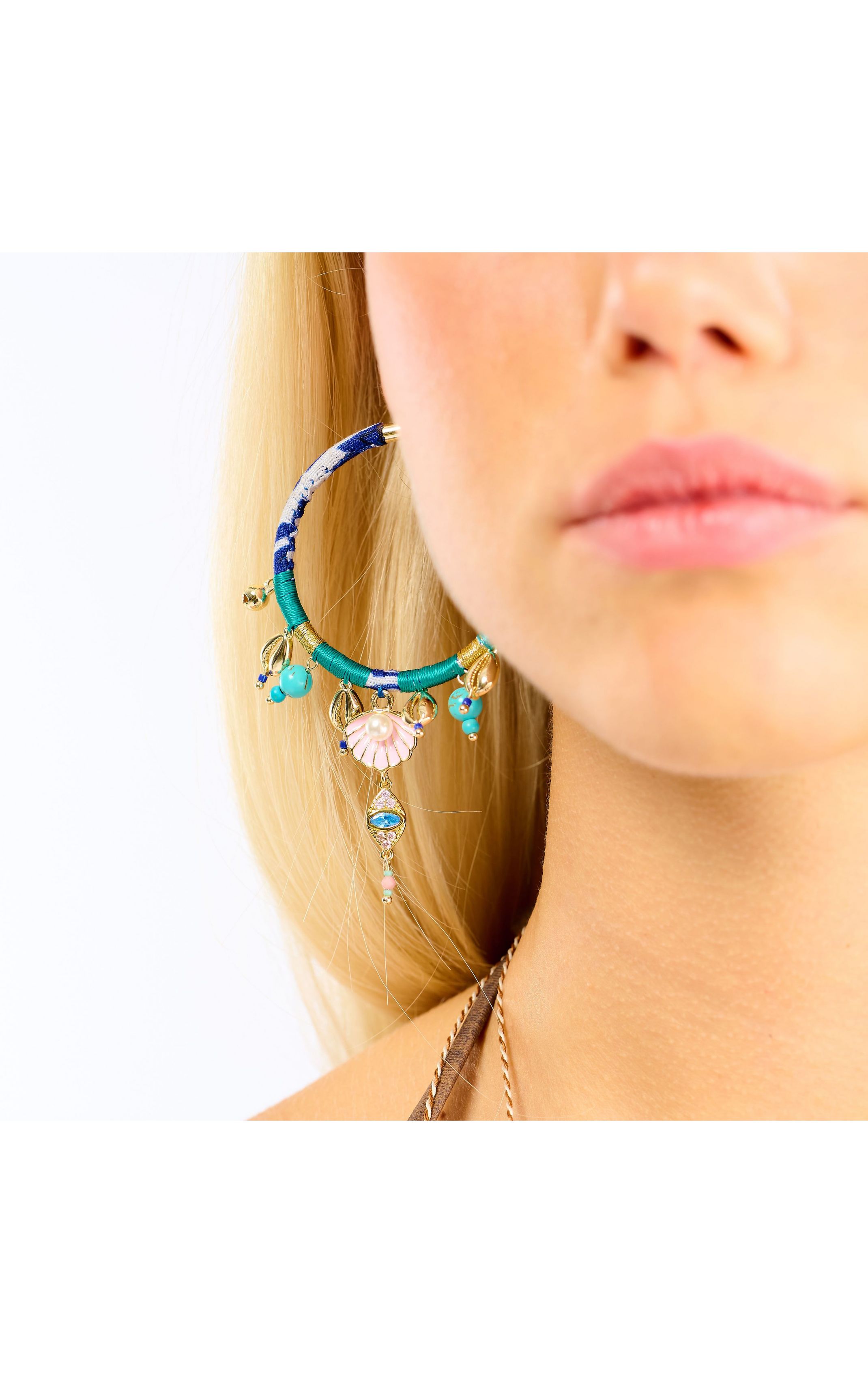 Boucles d'oreilles Payott Bleu