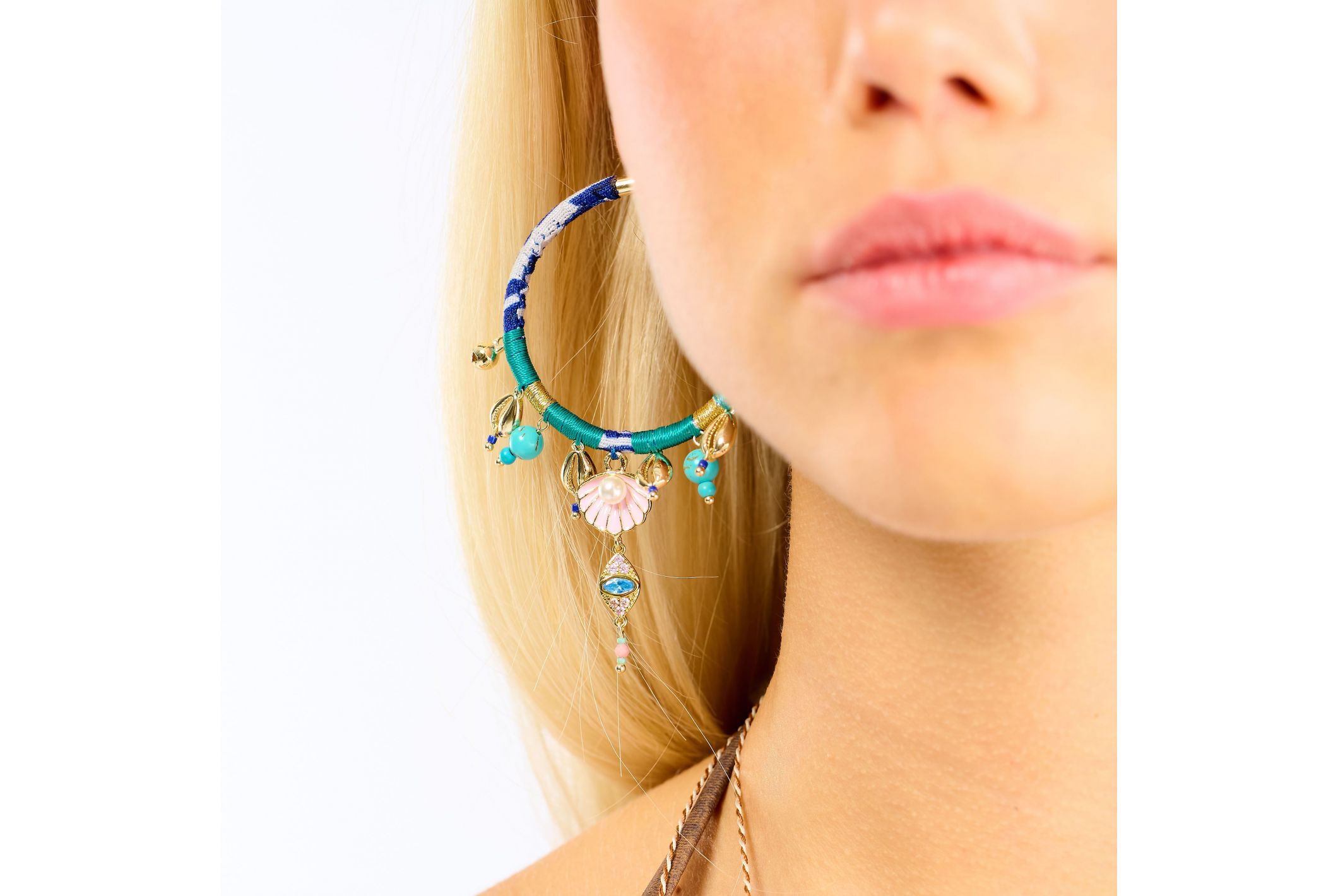 Boucles d'oreilles Payott Bleu